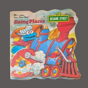 Sesame Street Going Places A Golden Super Shape Book About Transportation